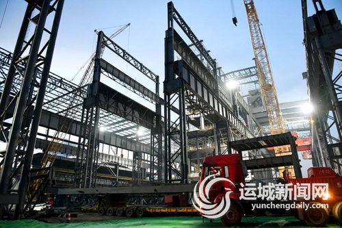 稷山縣銘福鋼鐵制品產(chǎn)能減量置換升級改造項目建設現(xiàn)場